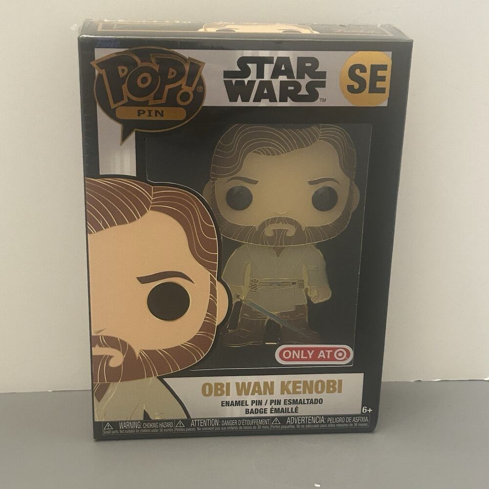 Funko Star Wars POP Pin Obi Wan Kenobi SE Large Enamel Pin